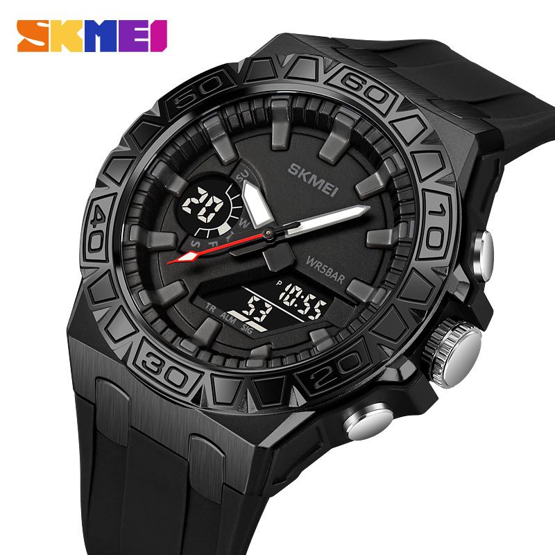 SKMEI 2276 Men's Fashion Sport Analog-Digital Chronograph Wrist Watch 