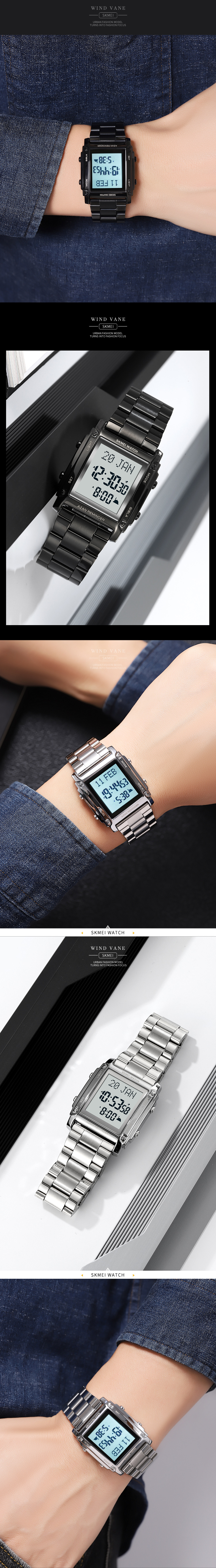 SKMEI 2277 Azan Muslim Watch Urbanglam Scents