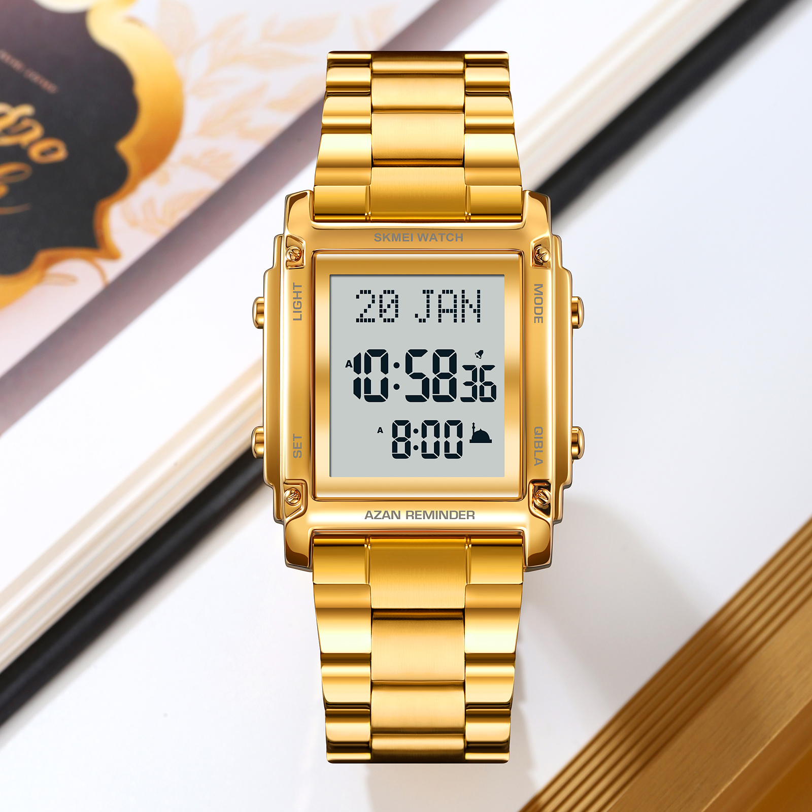 SKMEI 2277 azan watch muslim