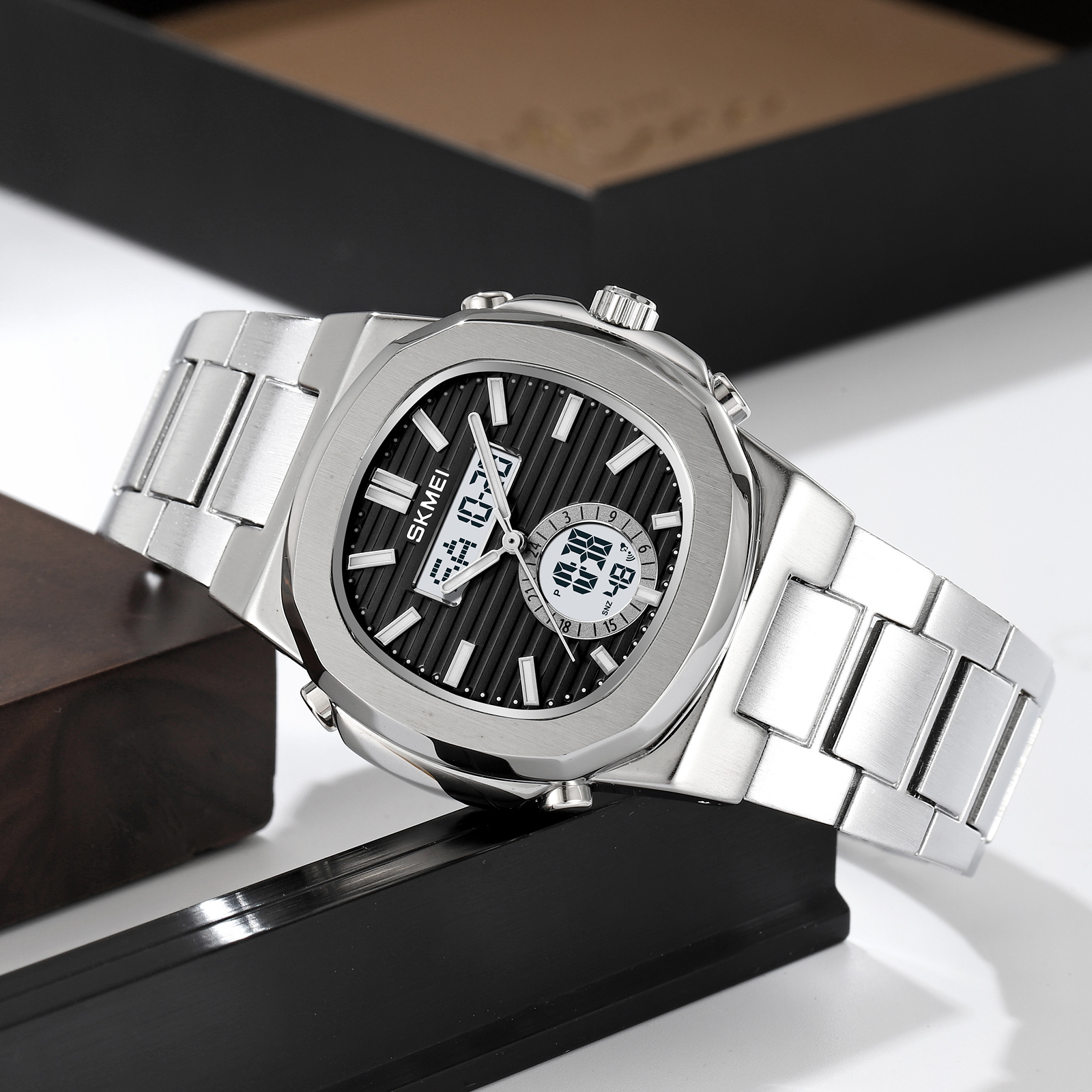 skmei 2279 metal digital fashion watch