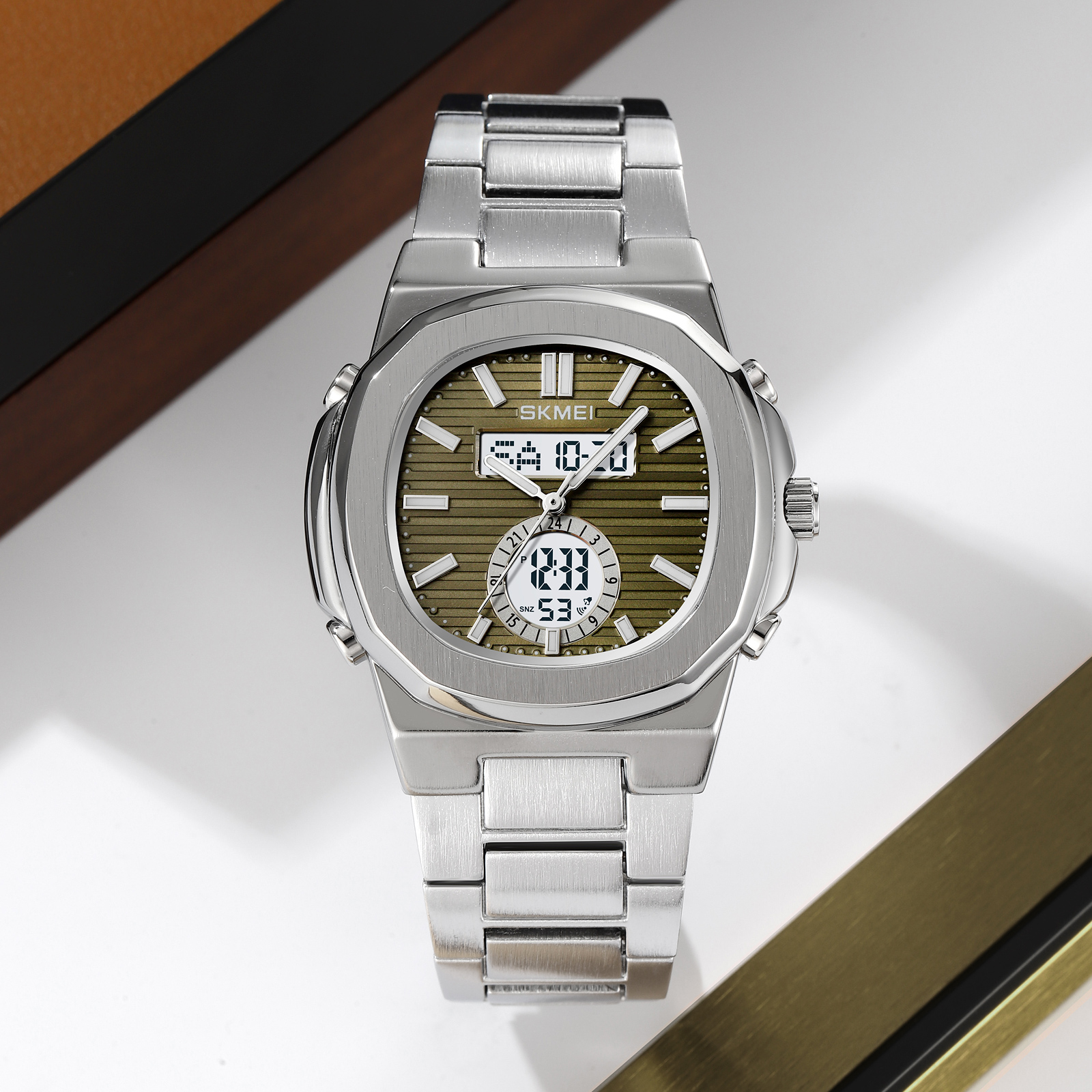 skmei 2279 metal digital fashion watch