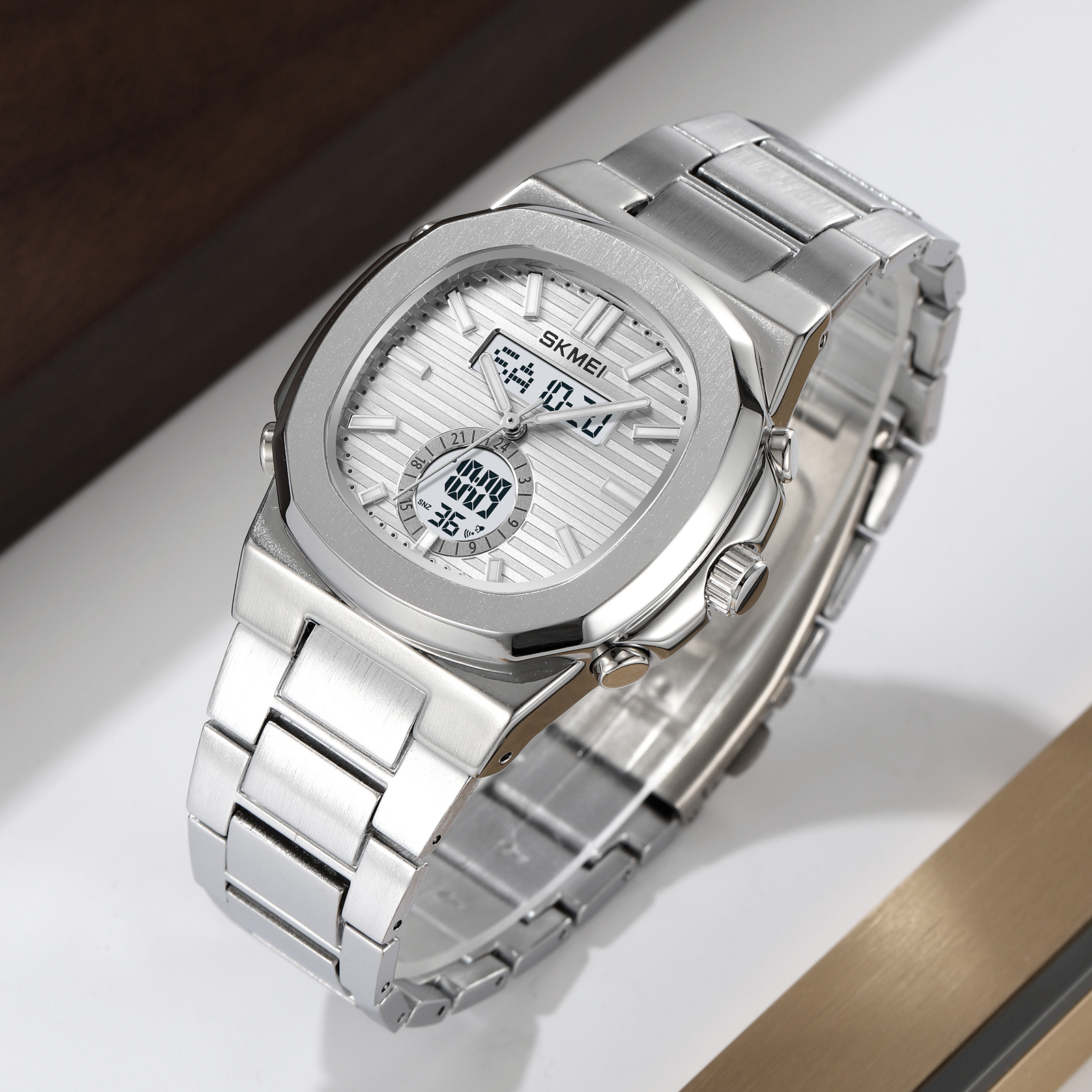 skmei 2279 metal digital fashion watch