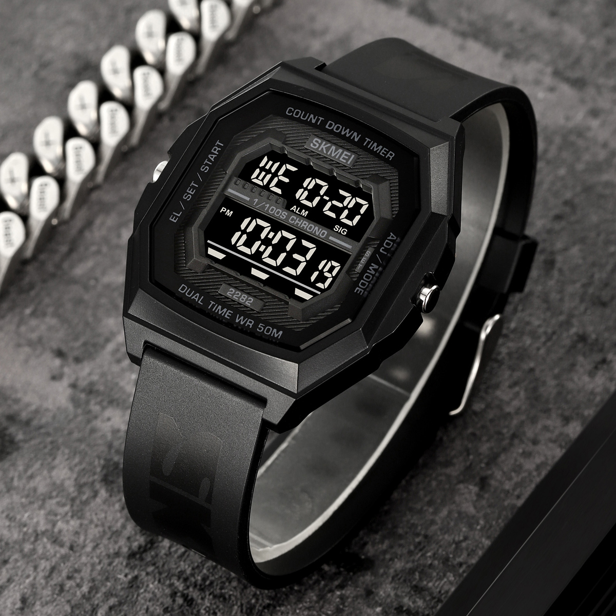 SKMEI 2282 Colorful Digital Watch for Teenager Sport Style 