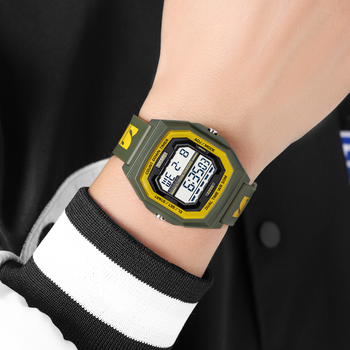 SKMEI 2282 Colorful Digital Watch for Teenager Sport Style 