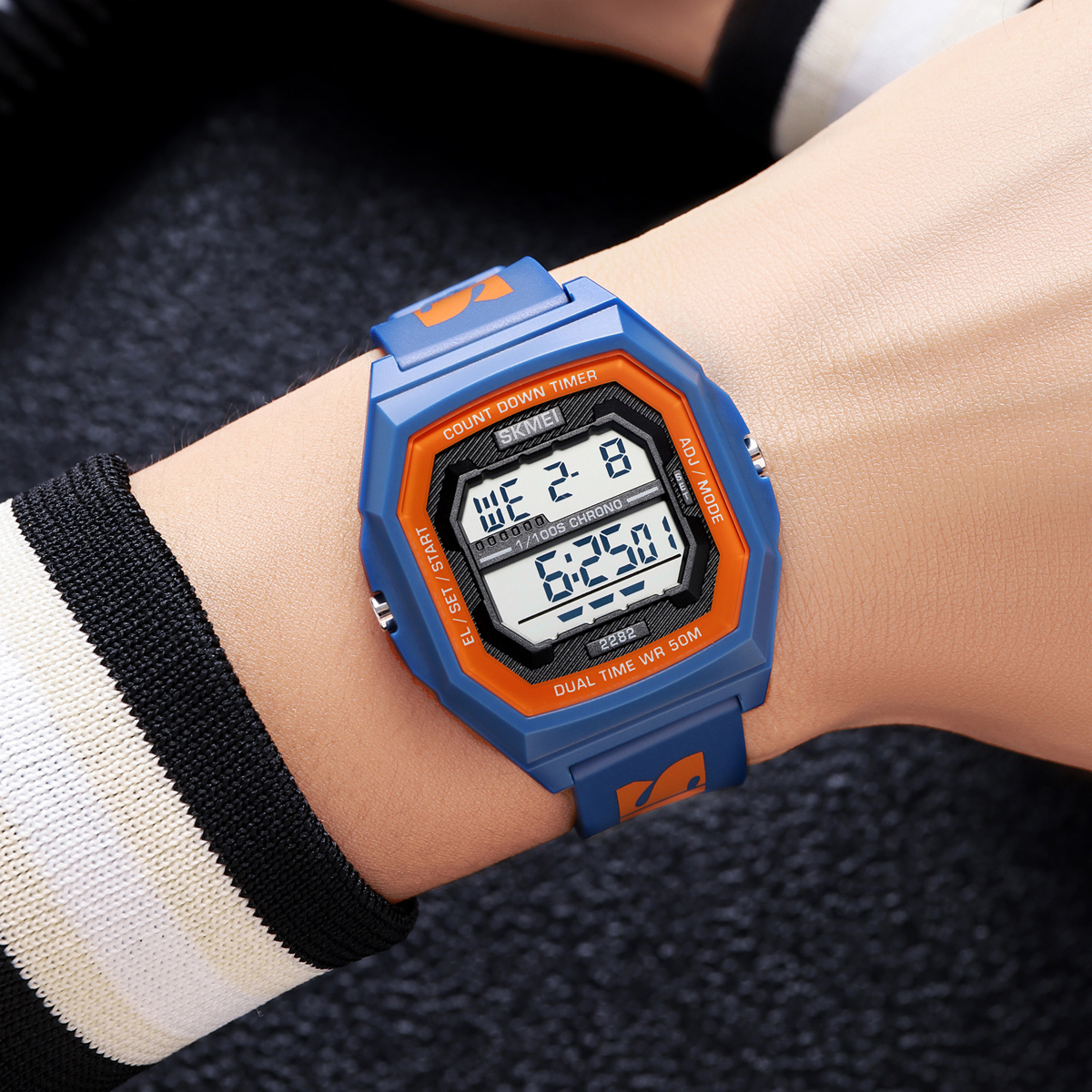 SKMEI 2282 Colorful Digital Watch for Teenager Sport Style 