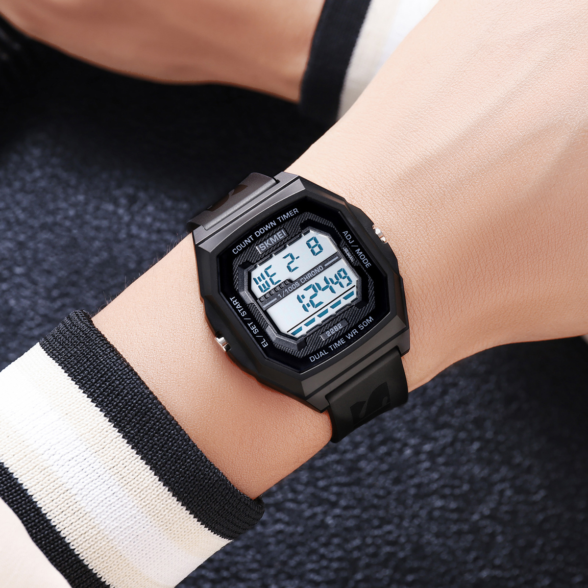 SKMEI 2282 Colorful Digital Watch for Teenager Sport Style 