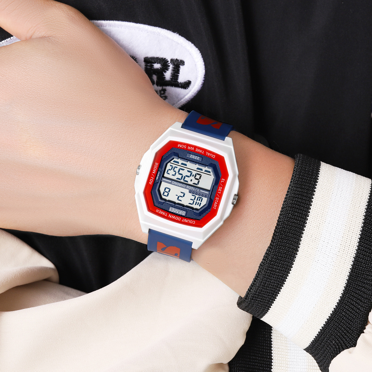 SKMEI 2282 Colorful Digital Watch for Teenager Sport Style 
