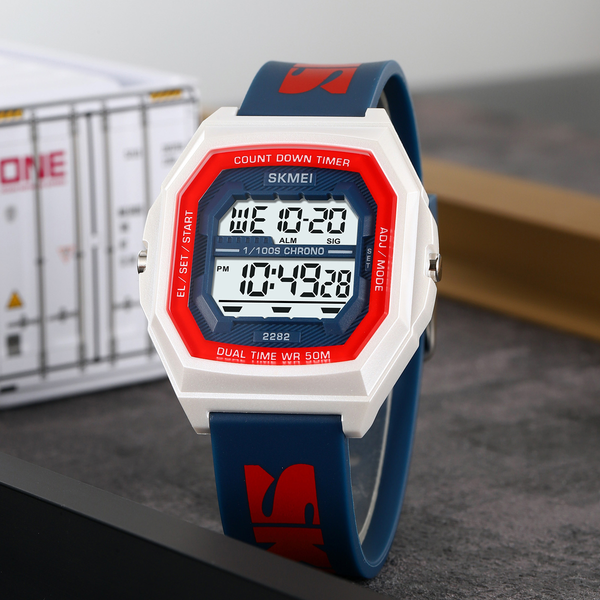 SKMEI 2282 Colorful Digital Watch for Teenager Sport Style 