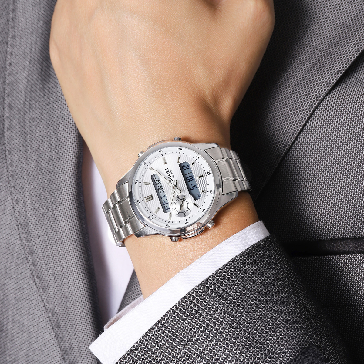 SKMEI 2284  Custom Electronic Luxury Alarm Wristwatches Digital