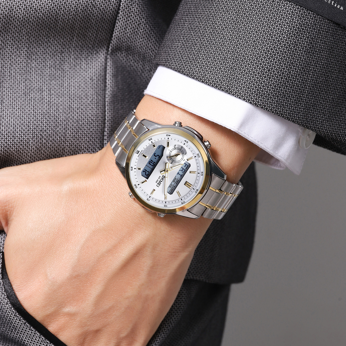 SKMEI 2284  Custom Electronic Luxury Alarm Wristwatches Digital