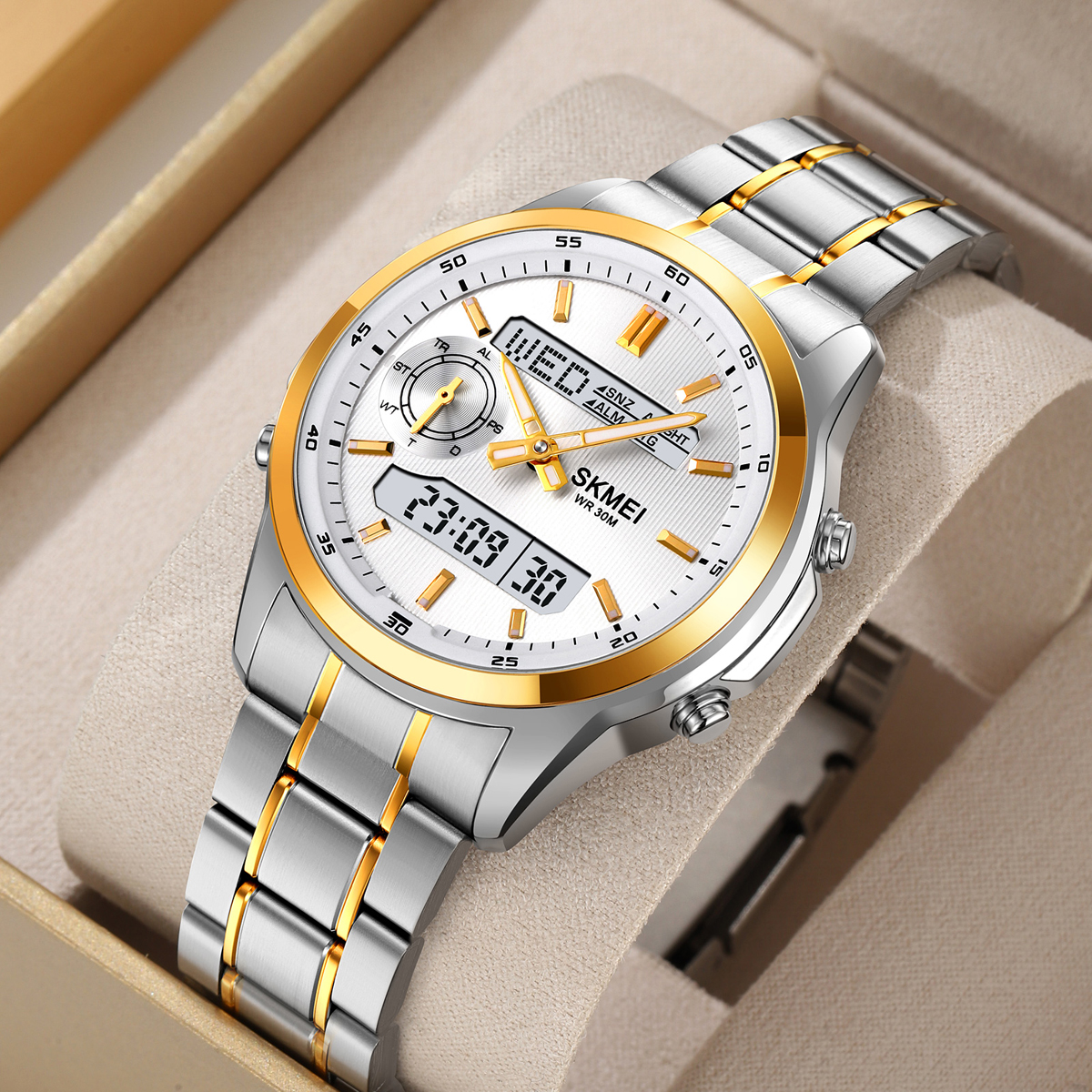 SKMEI 2284  Custom Electronic Luxury Alarm Wristwatches Digital