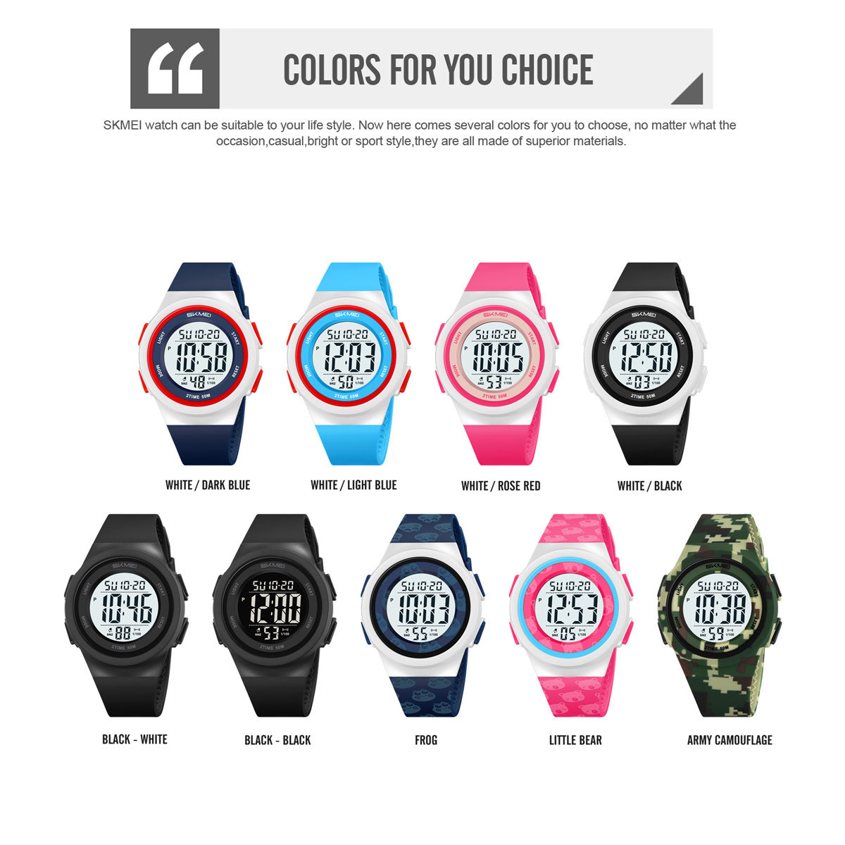 Skmei 2286 Friendship Brand Children Digital Watch