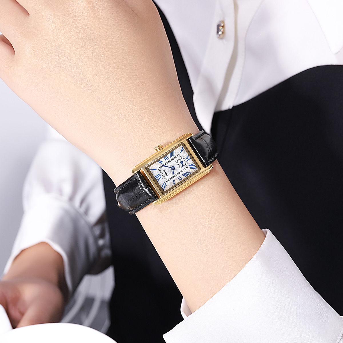 SKMEI 2297 Wholesale Leather Quartz Watch for Woman