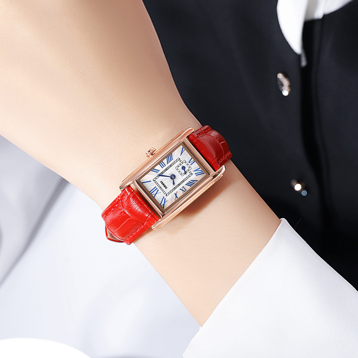 SKMEI 2297 Wholesale Leather Quartz Watch for Woman