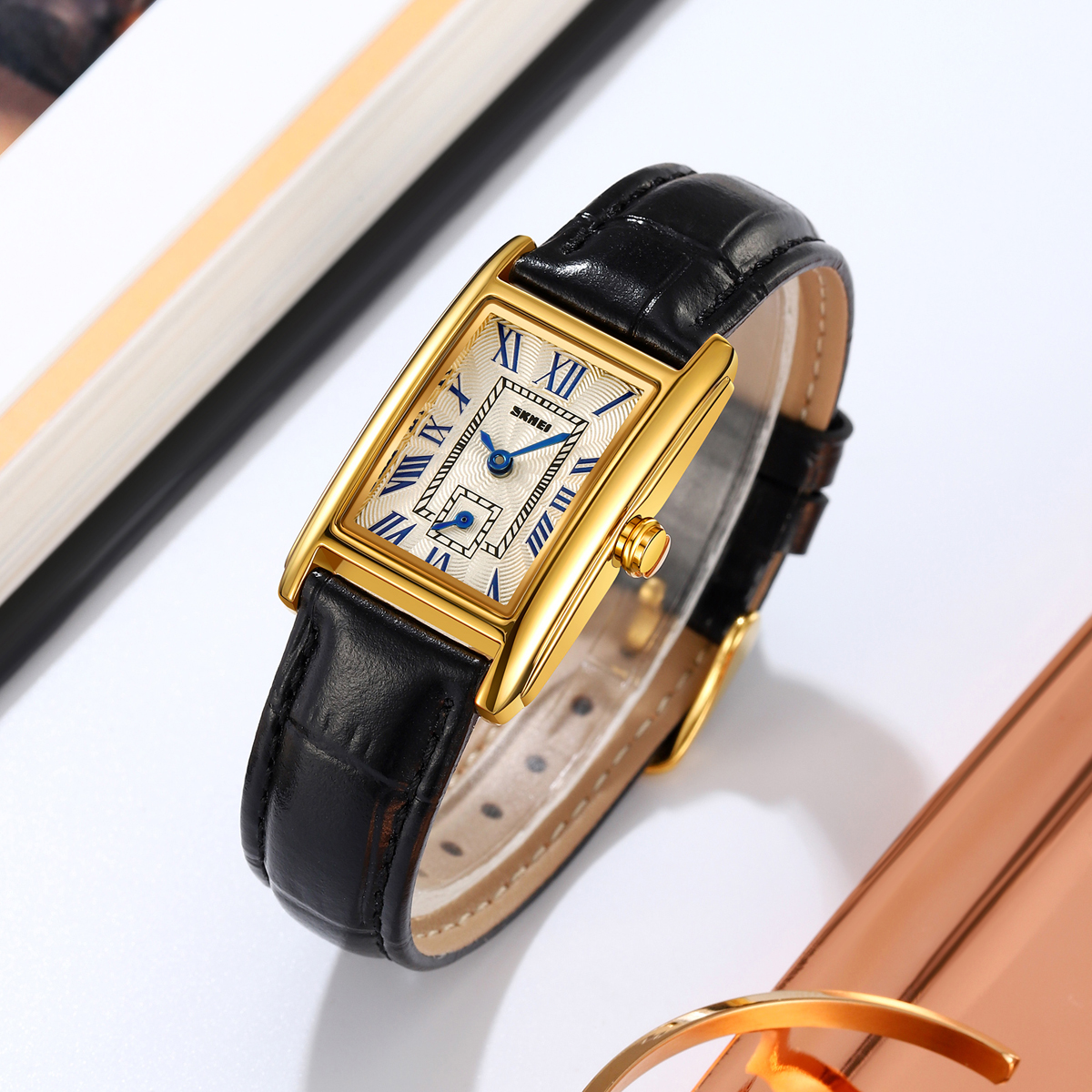 SKMEI 2297 Wholesale Leather Quartz Watch for Woman