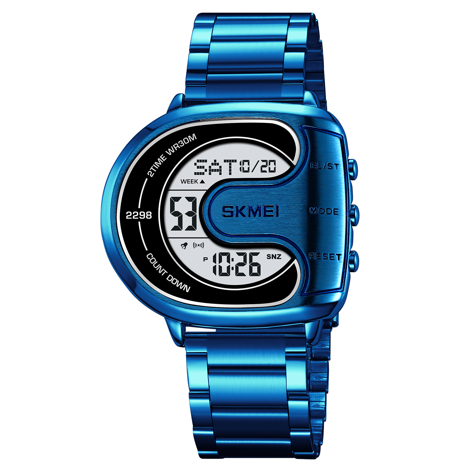 SKMEI 2298 METAL SPORTS WRISTWATCH