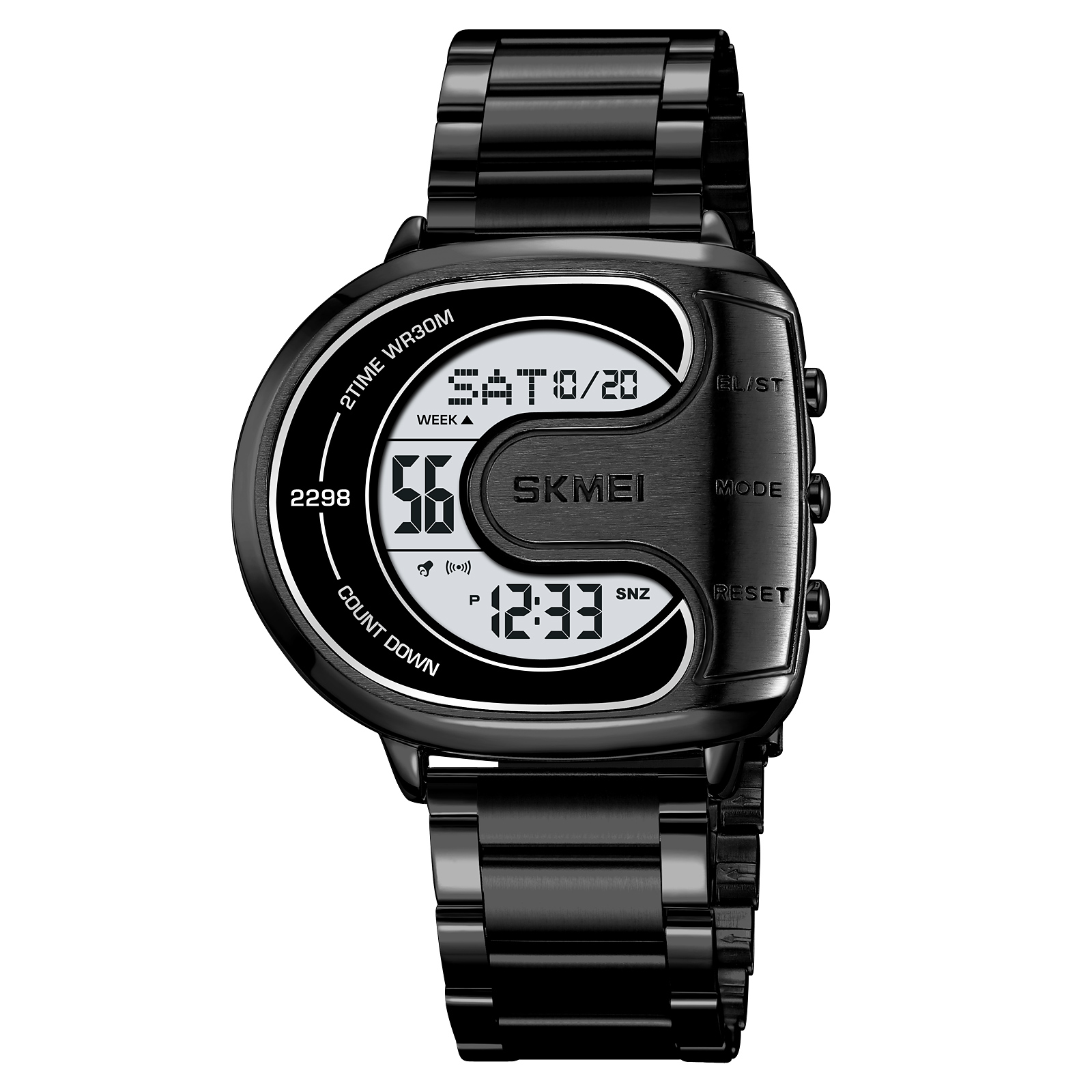 SKMEI 2298 METAL SPORTS WRISTWATCH