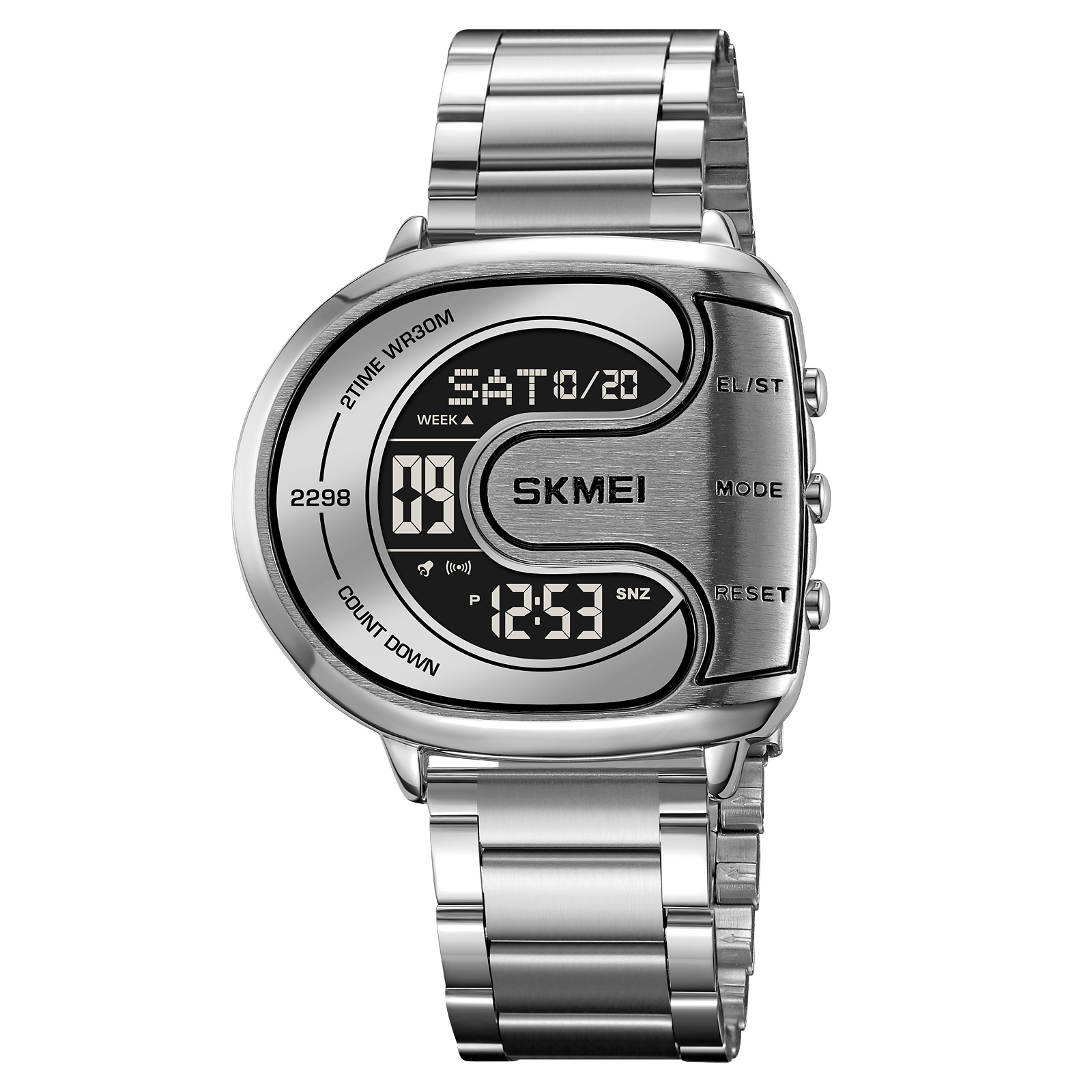 SKMEI 2298 METAL SPORTS WRISTWATCH