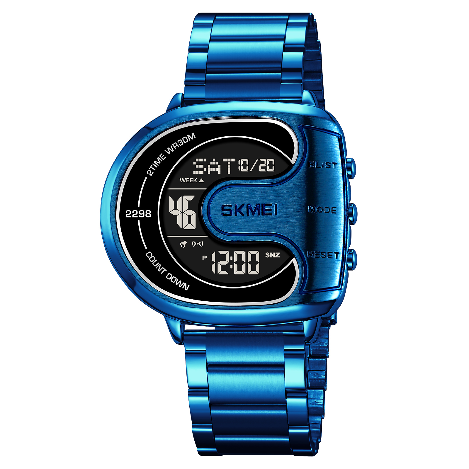 SKMEI 2298 METAL SPORTS WRISTWATCH