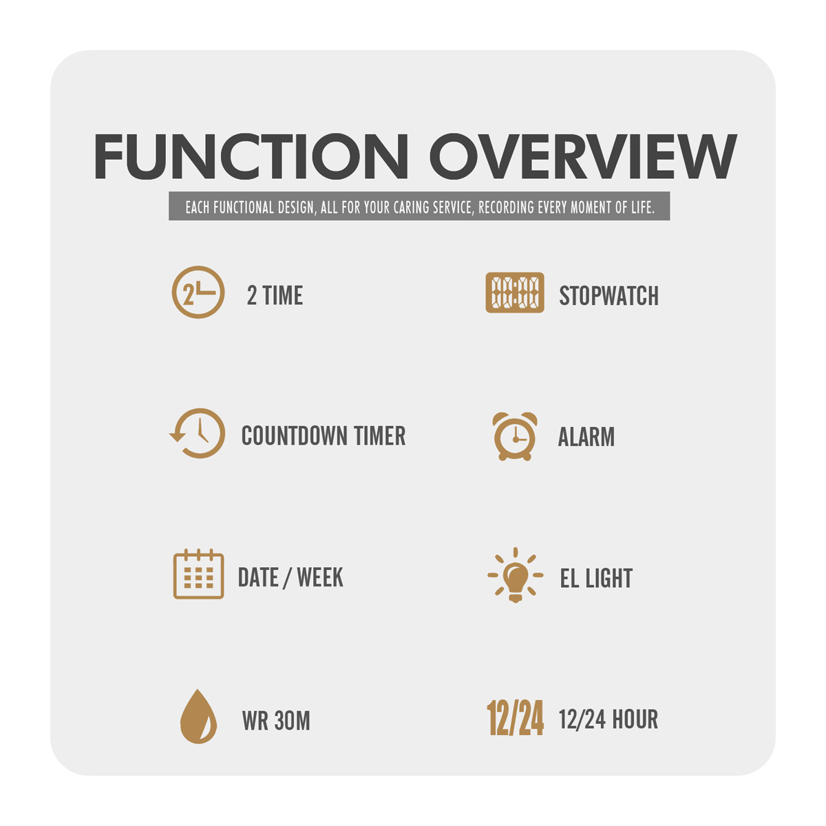 SKMEI 2299 Stainless Steel Multifunctional Outdoor Business Watches