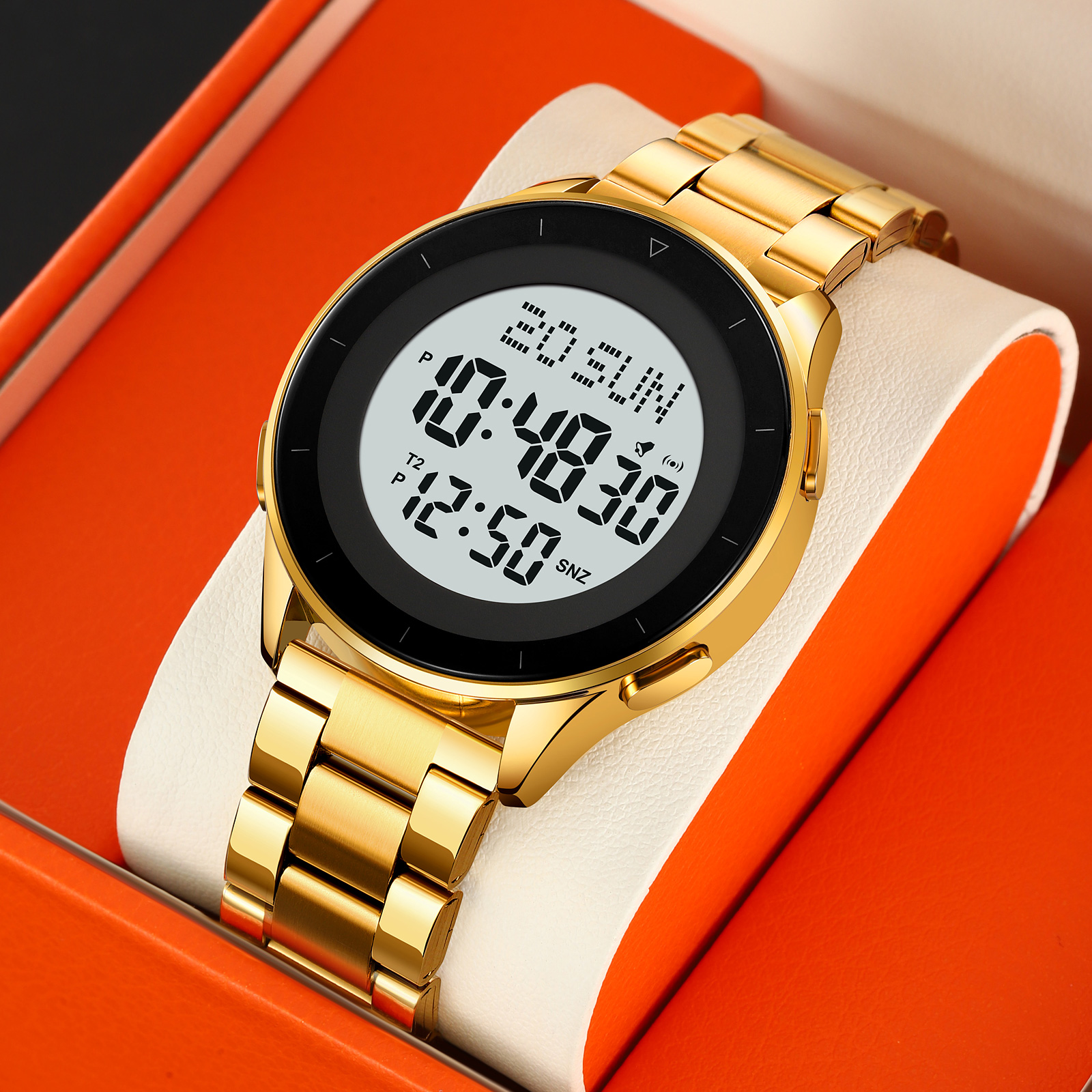 SKMEI 2032 Men Wrist Watches Waterproof Stainless Steel Digital Watch