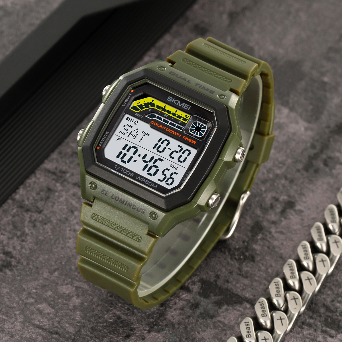 SKMEI 2307 Wholesale Custom logo Sport Man Watch Waterproof