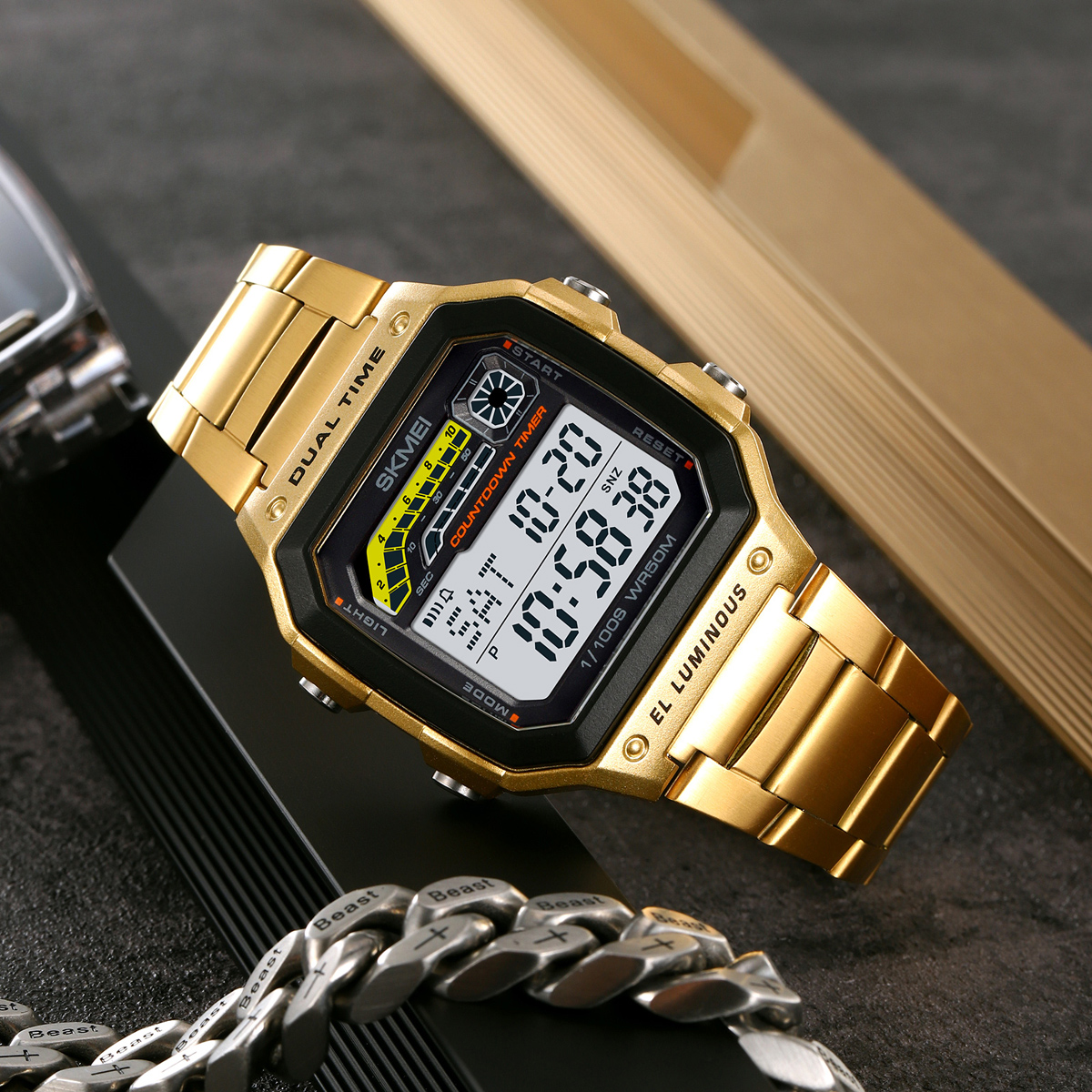 SKMEI 2307 Wholesale Custom logo Sport Man Watch Waterproof