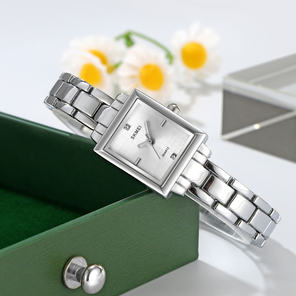 SKMEI 2315 Luxury Square Watch for Woman 