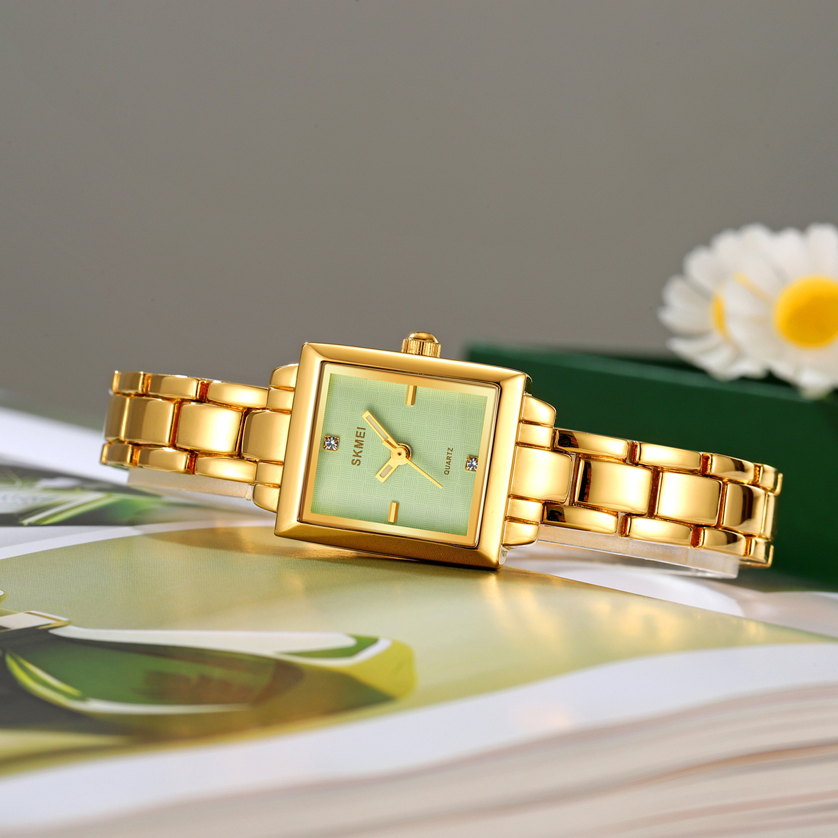 SKMEI 2315 Luxury Square Watch for Woman 