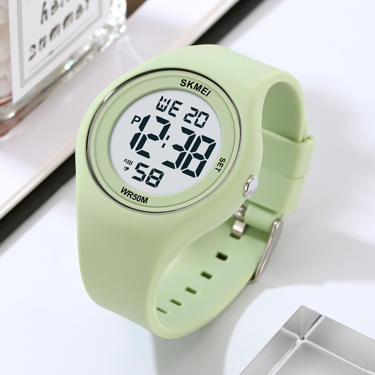 SKMEI 2317 Beautiful Guangzhou Girls Digital Watch Original Silicone Strap