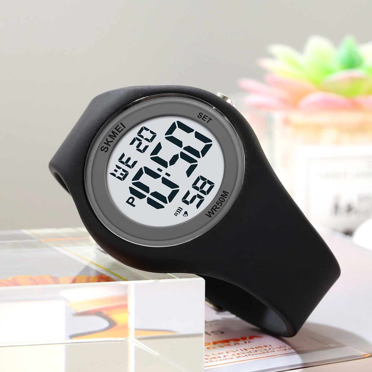 SKMEI 2317 Beautiful Guangzhou Girls Digital Watch Original Silicone Strap