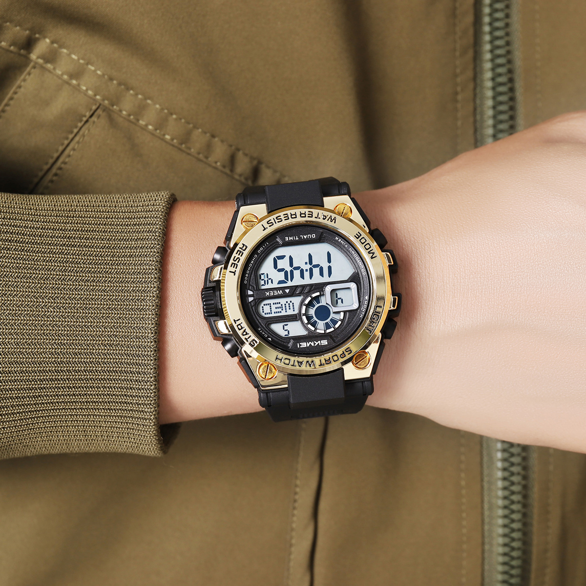 SKMEI 2318 Sport Shock Watch Alarm Wholesale Orologi Digit Wristwatch