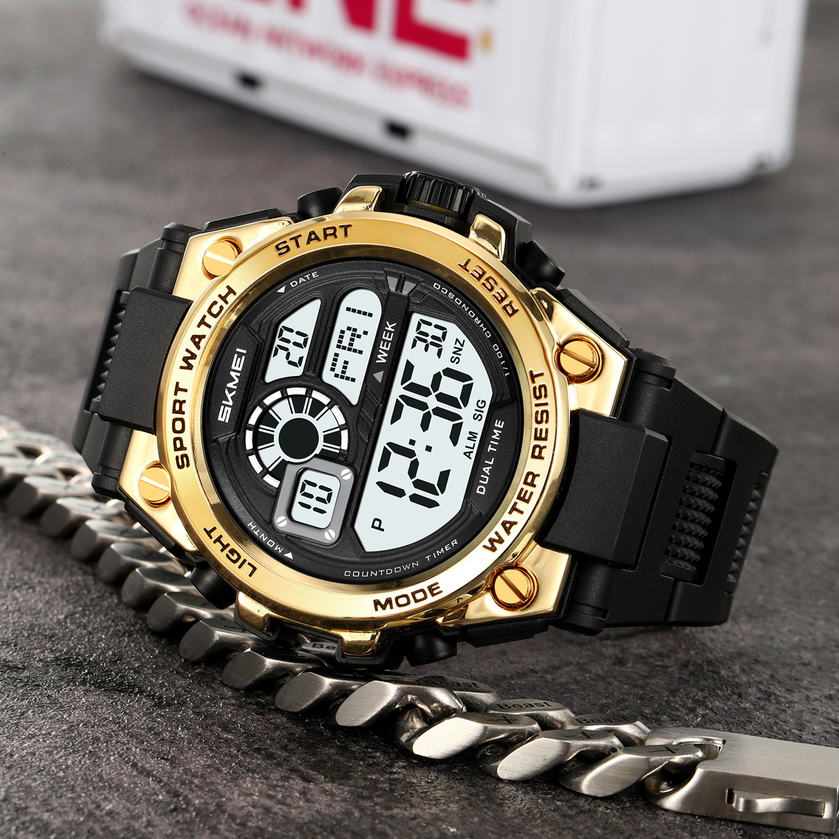SKMEI 2318 Sport Shock Watch Alarm Wholesale Orologi Digit Wristwatch