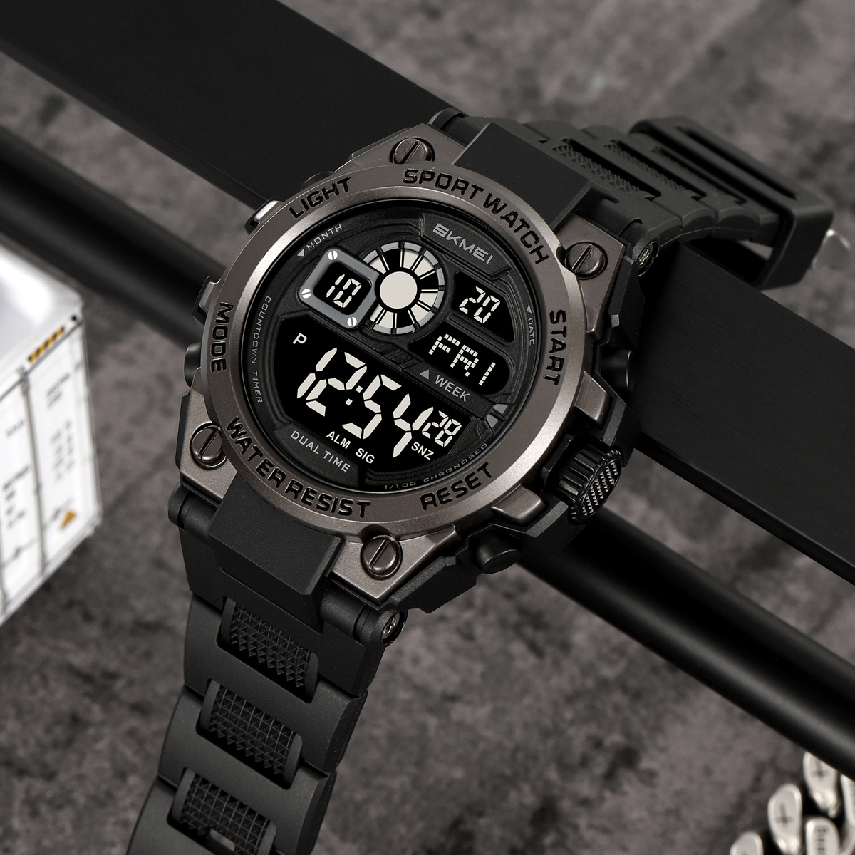 SKMEI 2318 Sport Shock Watch Alarm Wholesale Orologi Digit Wristwatch