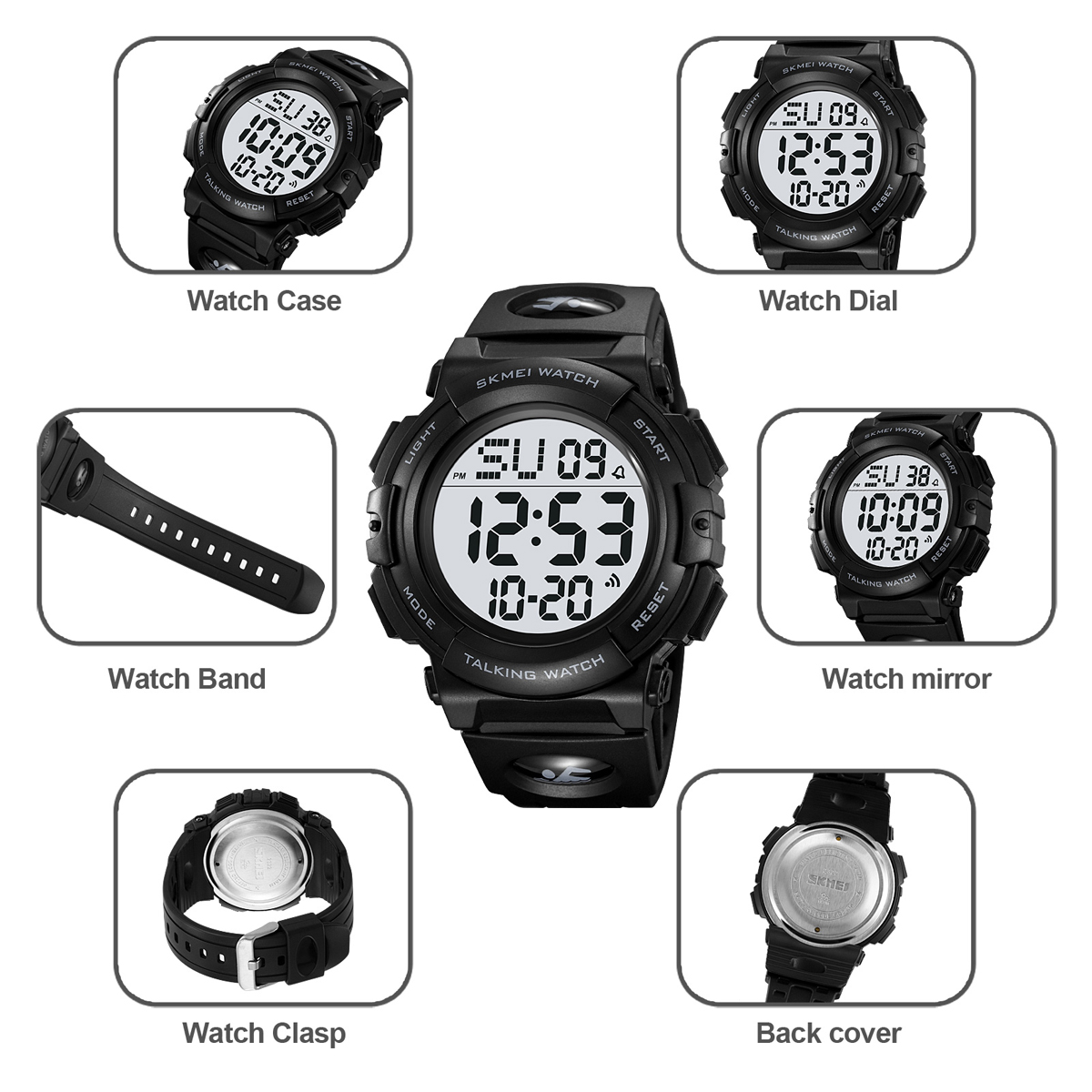  SKMEI 2322 Outside Sport Waterproof OEM Digital Wristwatches