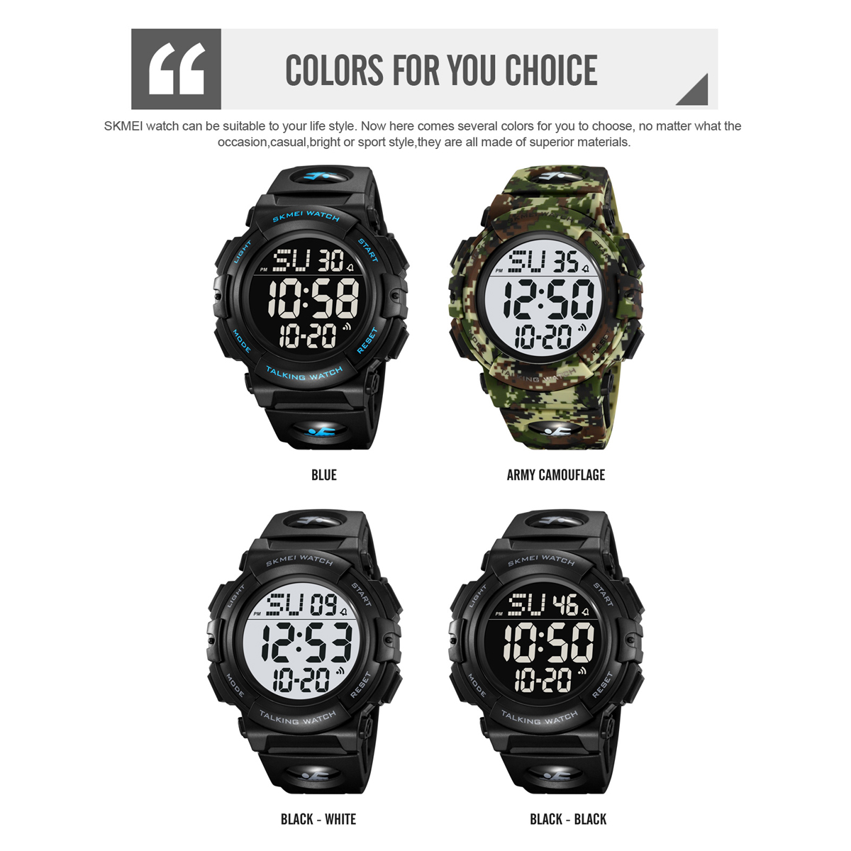  SKMEI 2322 Outside Sport Waterproof OEM Digital Wristwatches