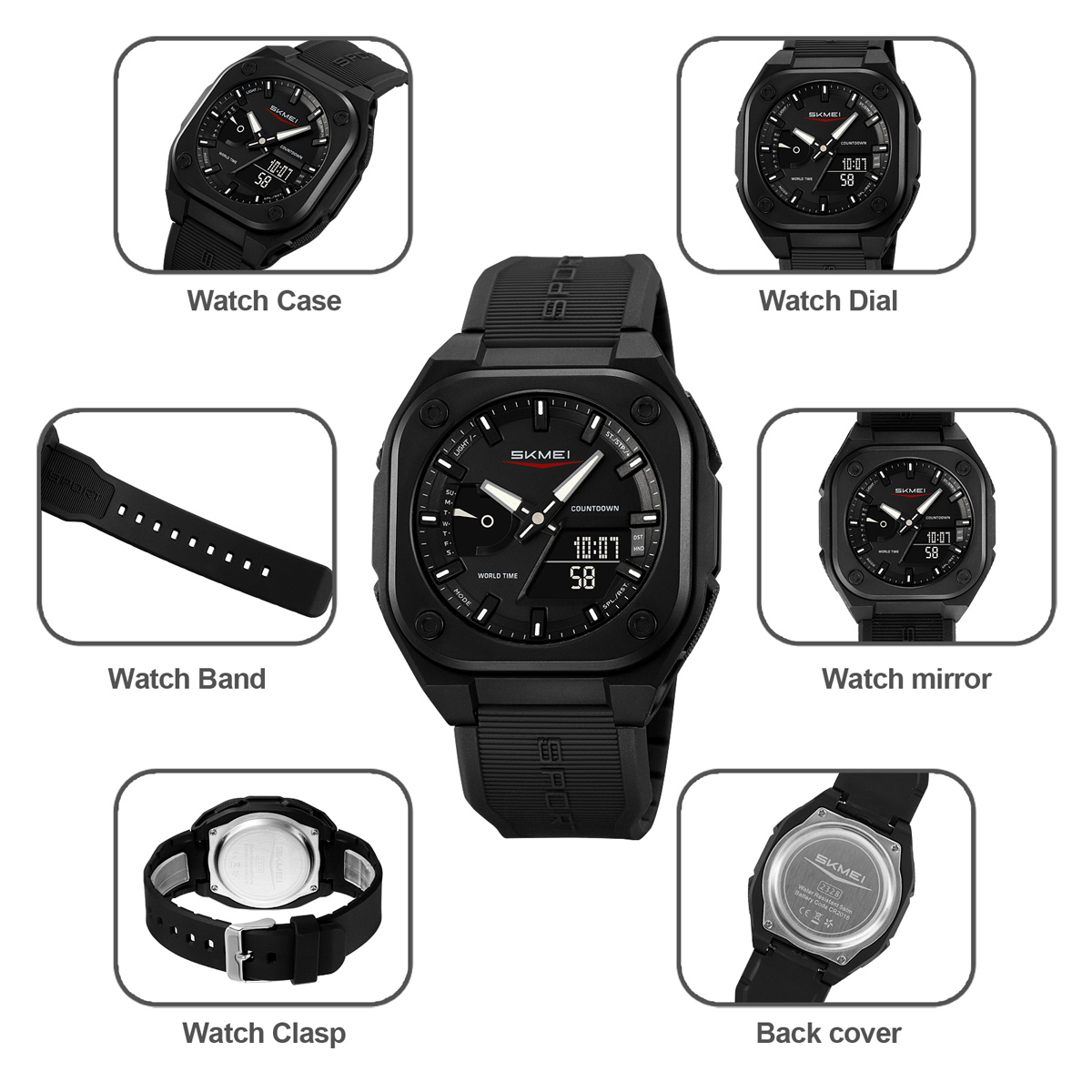 New Arrival Skmei 2328 Plastic Digital Watch