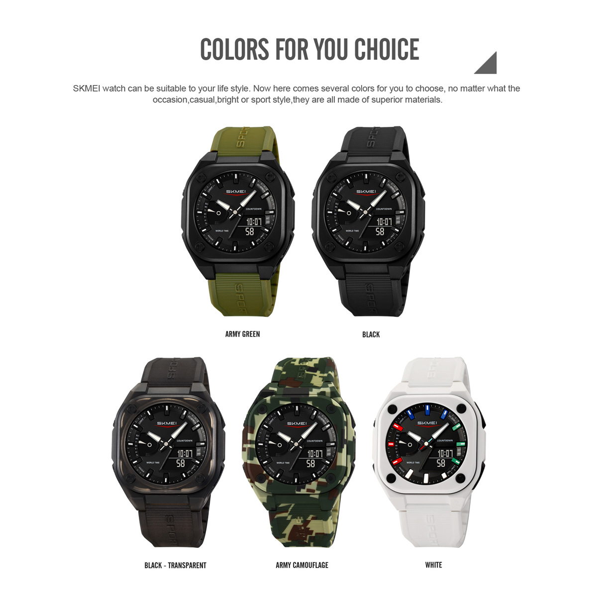 New Arrival Skmei 2328 Plastic Digital Watch