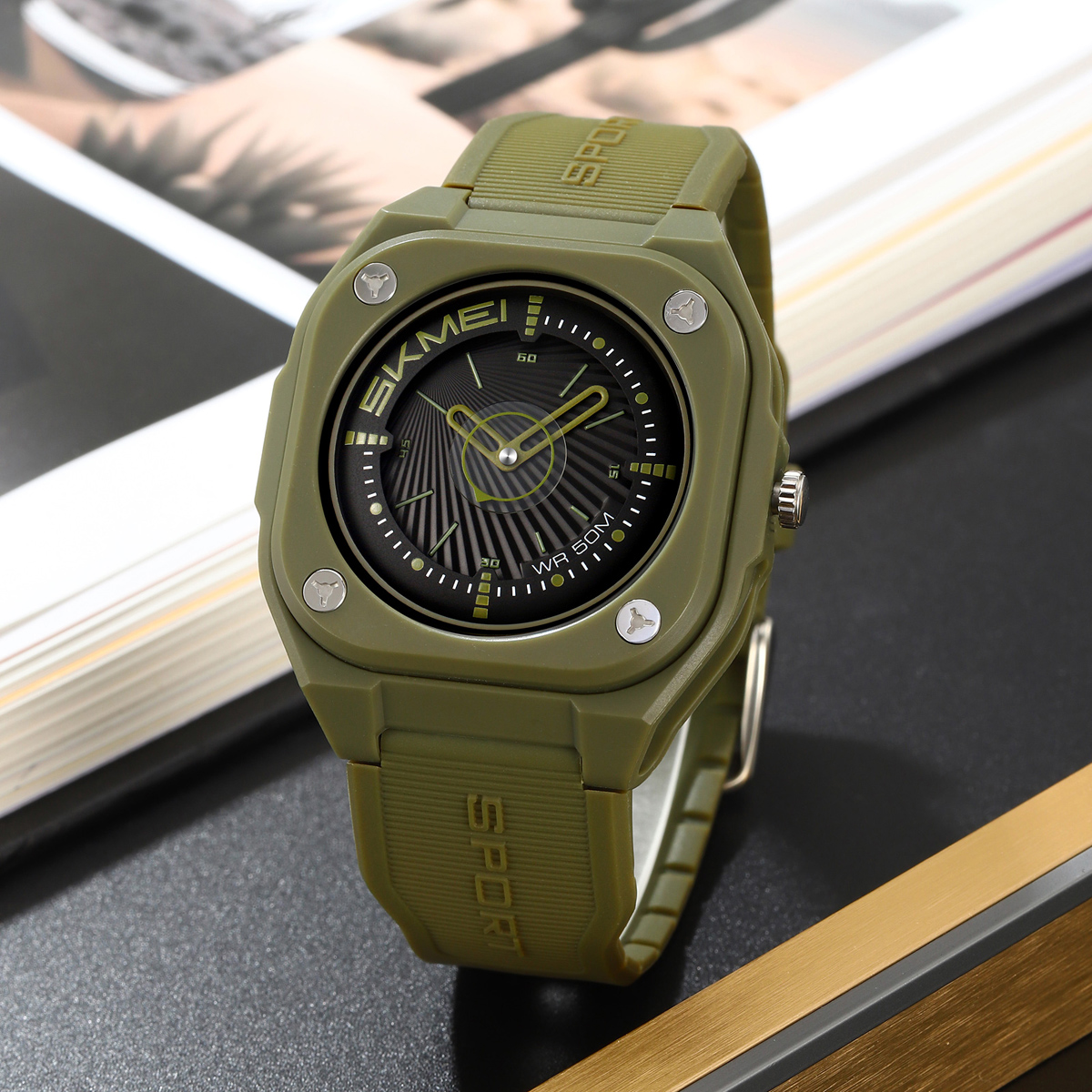 SKMEI 2329 Men's Classic Designer Sport Analog Quartz Watch