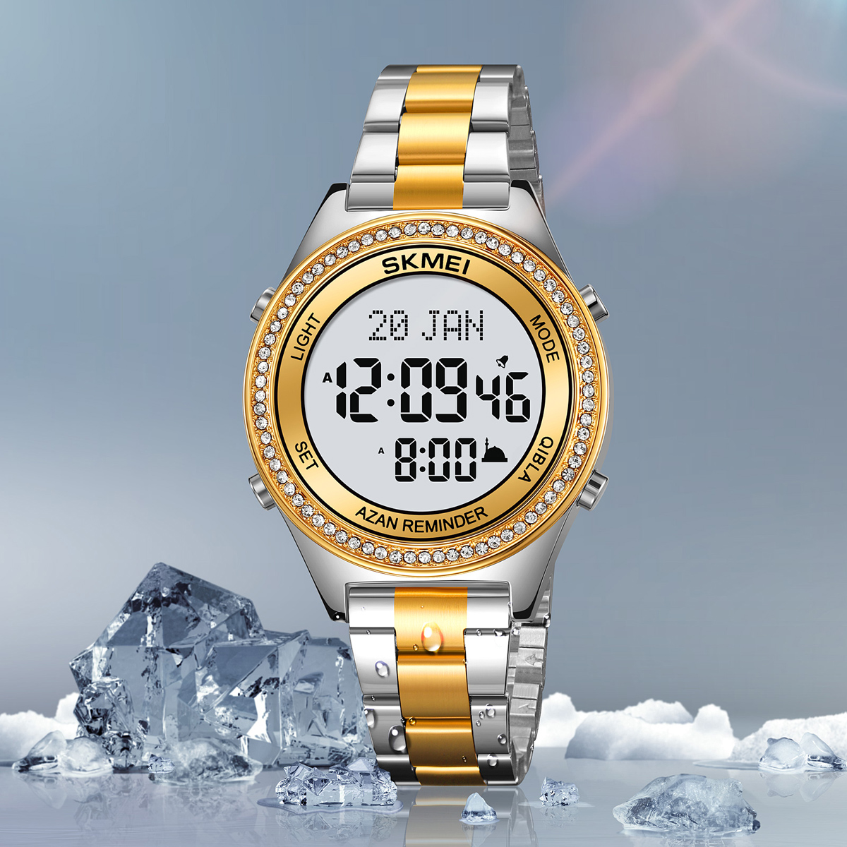 SKMEI 2330 Worship Muslim Azan Clock Watch