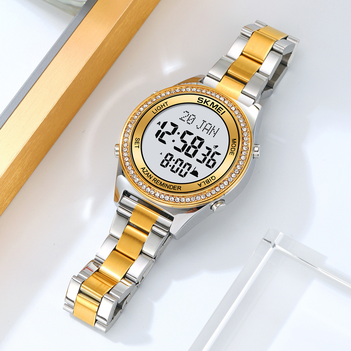 SKMEI 2330 Worship Muslim Azan Clock Watch