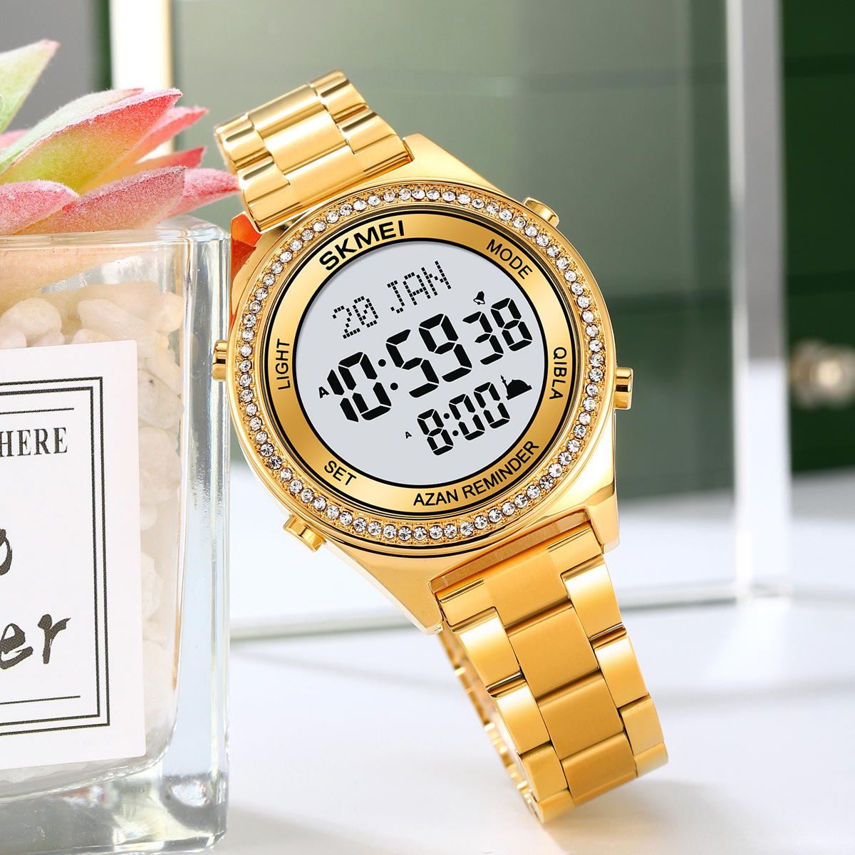 SKMEI 2330 Worship Muslim Azan Clock Watch