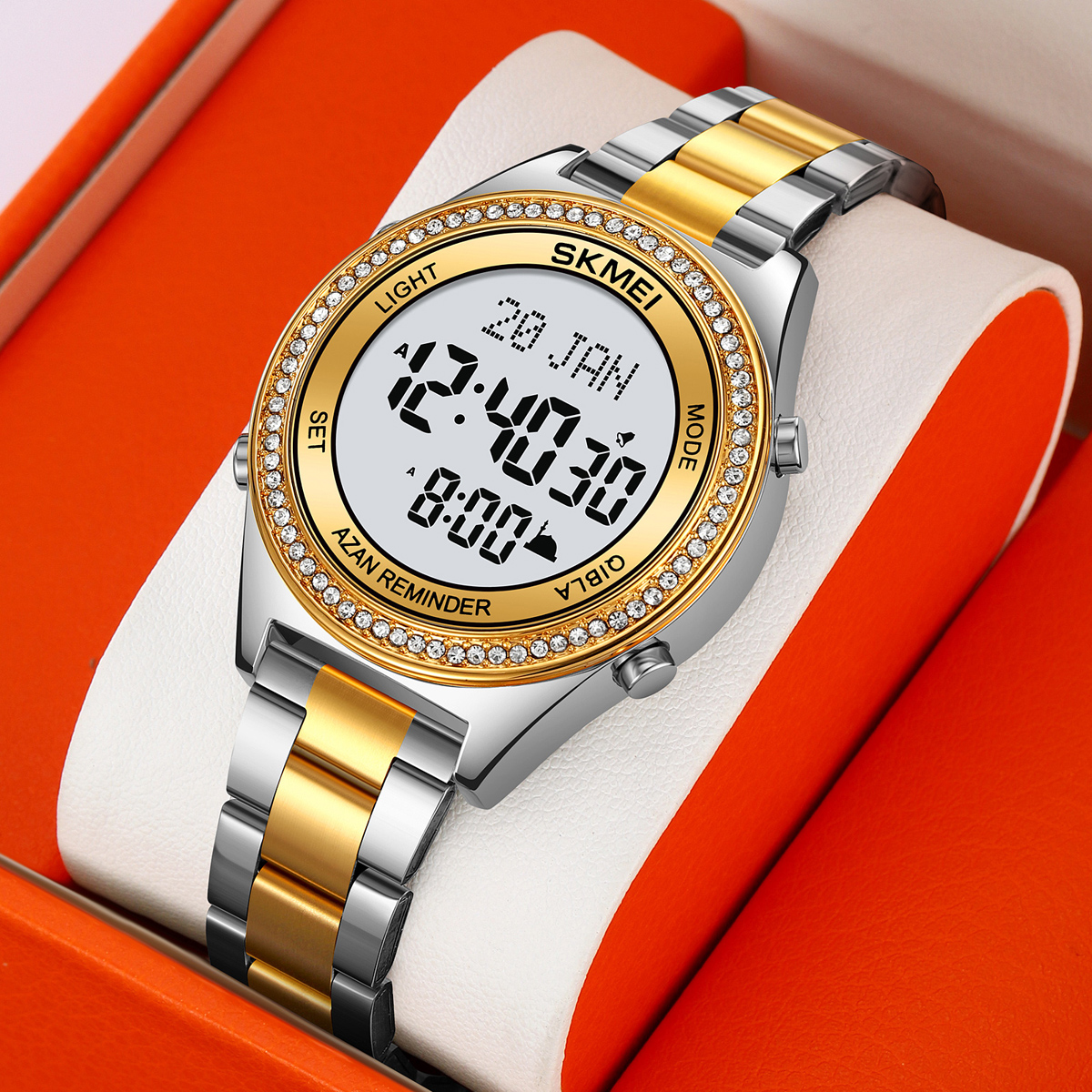 SKMEI 2330 Worship Muslim Azan Clock Watch