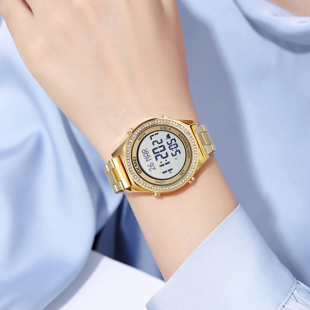 SKMEI 2330 Worship Muslim Azan Clock Watch