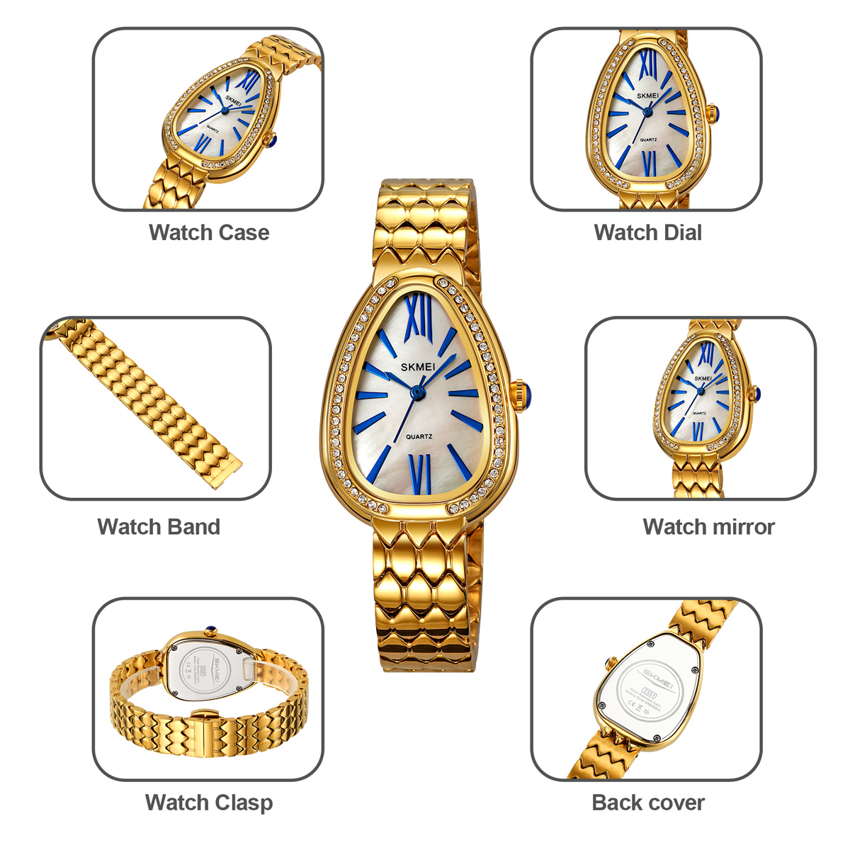 SKMEI 2331 Manufacturer Fashion Luxury Business Wholesale Lady Elegant Quartz Watch