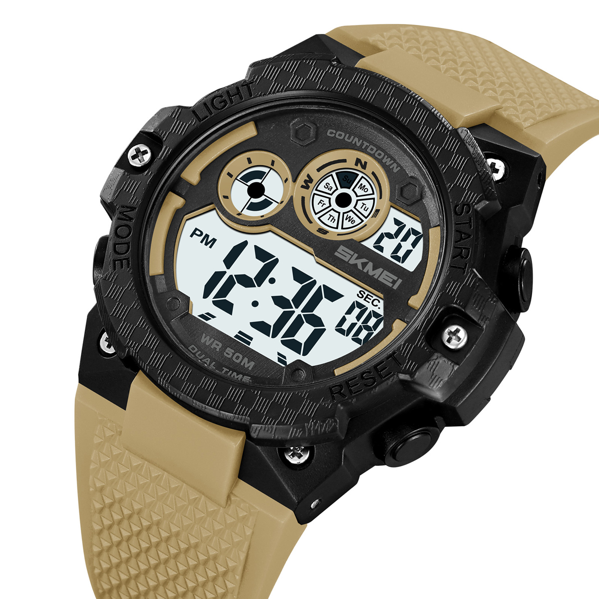 SKMEI 2337 Teenage Fashion 50m Waterproof Sport Chrono Watch 