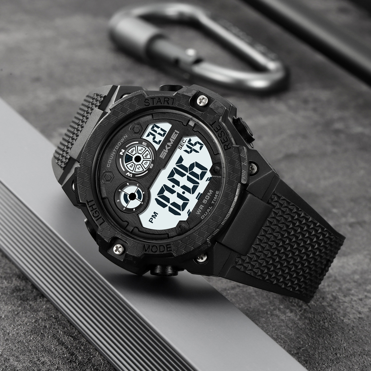 SKMEI 2337 Teenage Fashion 50m Waterproof Sport Chrono Watch 