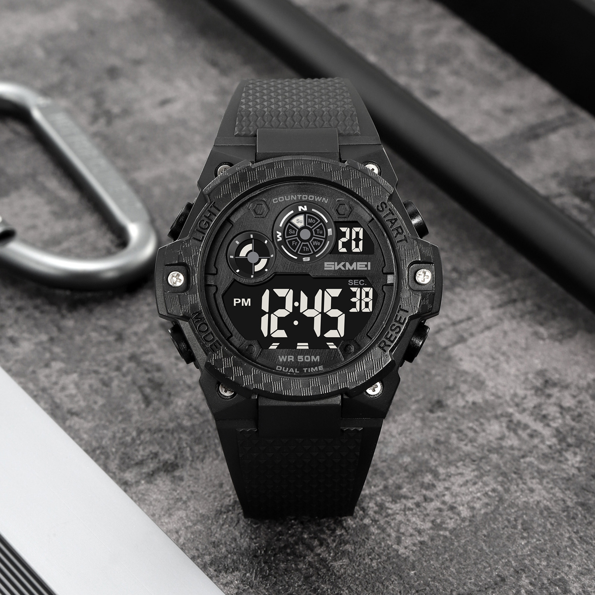 SKMEI 2337 Teenage Fashion 50m Waterproof Sport Chrono Watch 