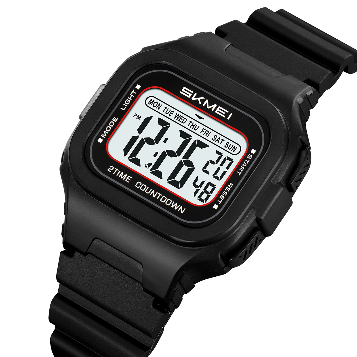 New Arrival Skmei 2343 Black Sport Digital Watch for Men