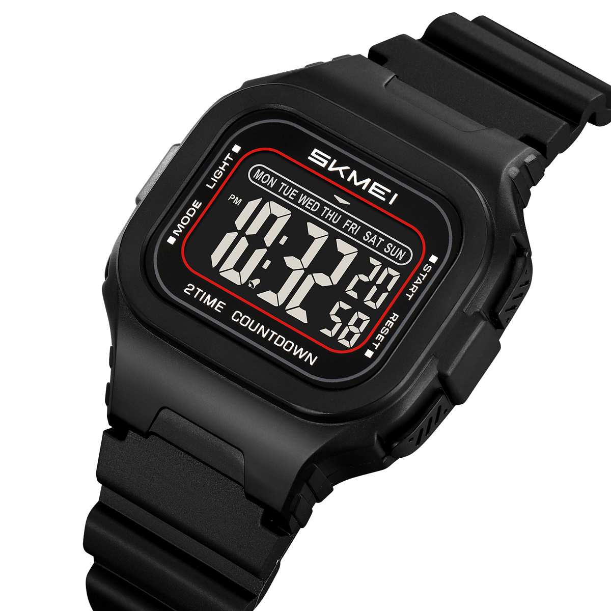 New Arrival Skmei 2343 Black Sport Digital Watch for Men